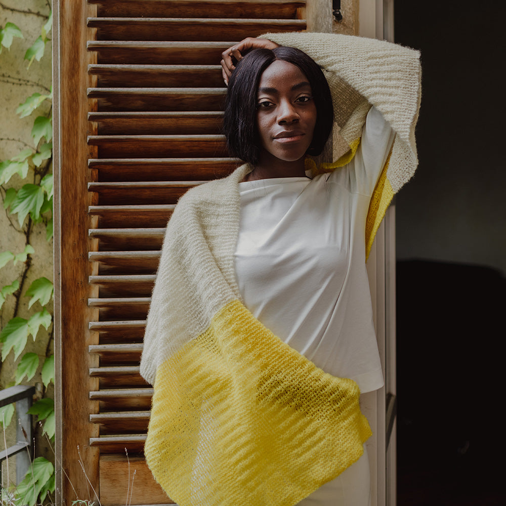 STRICKANLEITUNG | STOLA MANDISA
