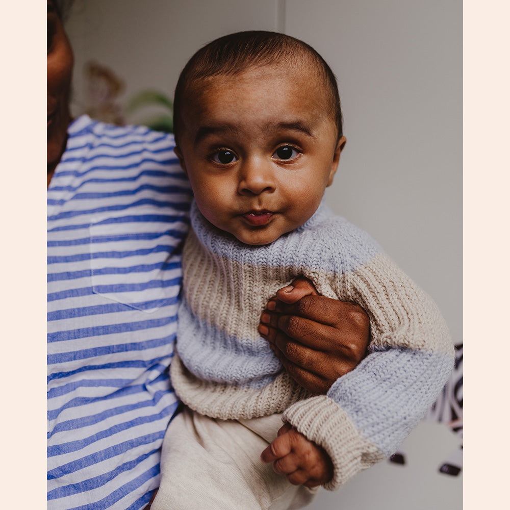 STRICKANLEITUNG | BABY PULLOVER PEPITO