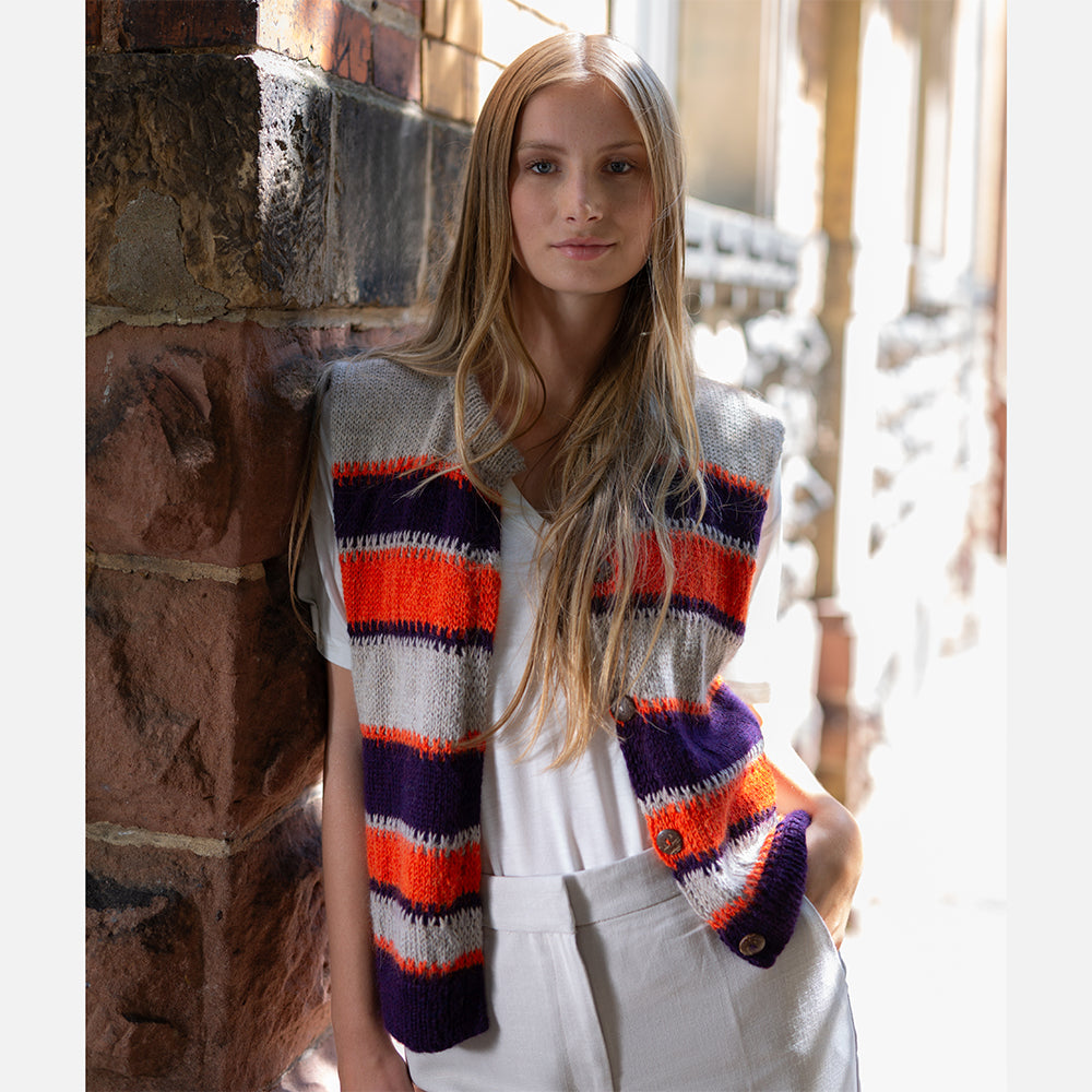 PATTERN | SLIPPED COLOR VEST