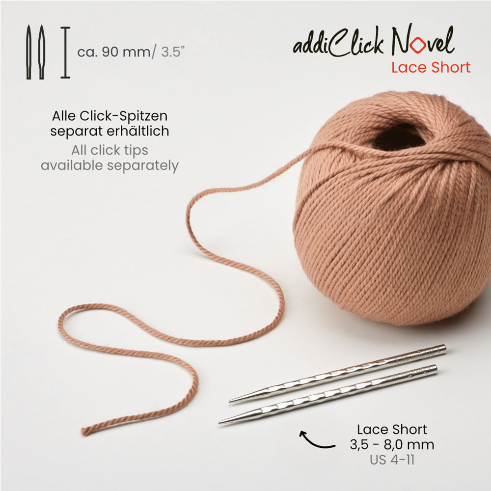addiClick Novel Lace Short Spitzen (3,5 - 8 mm)