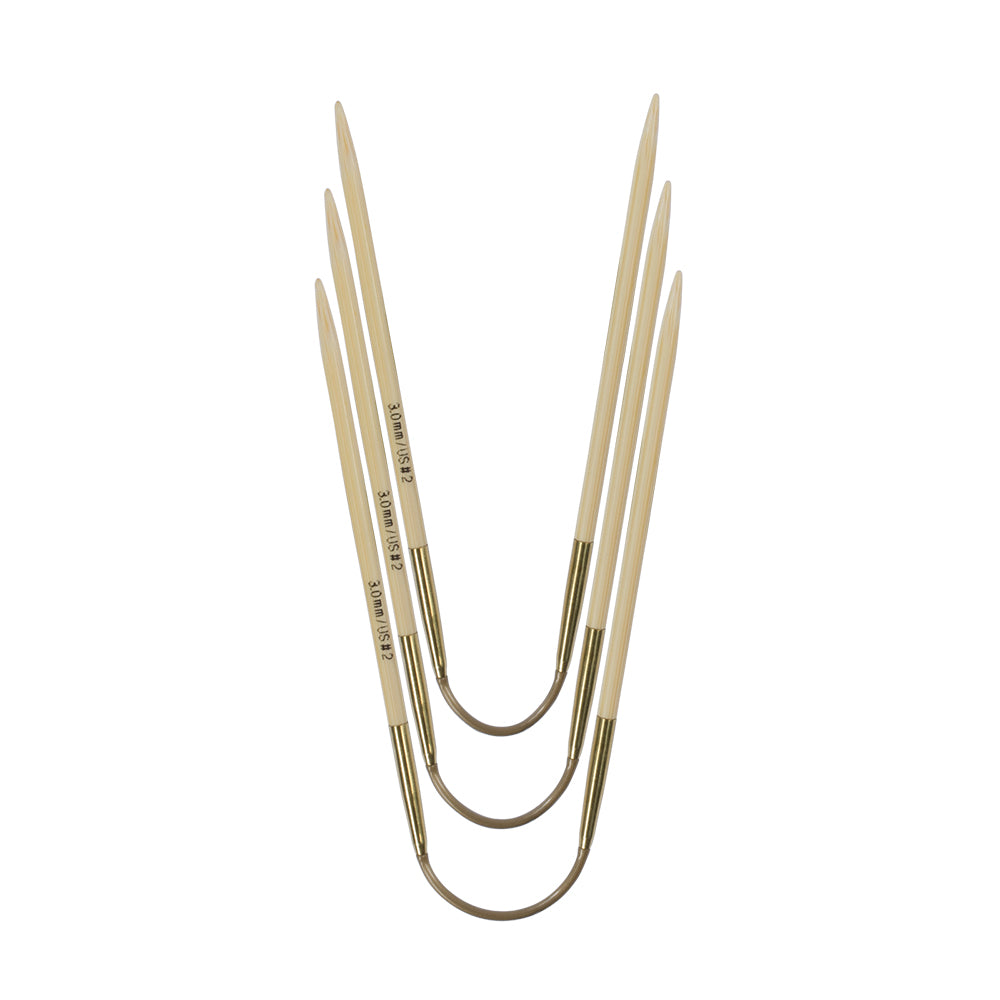 addiCraSyTrio Bamboo Short - einzeln 24 cm (2 - 5 mm)