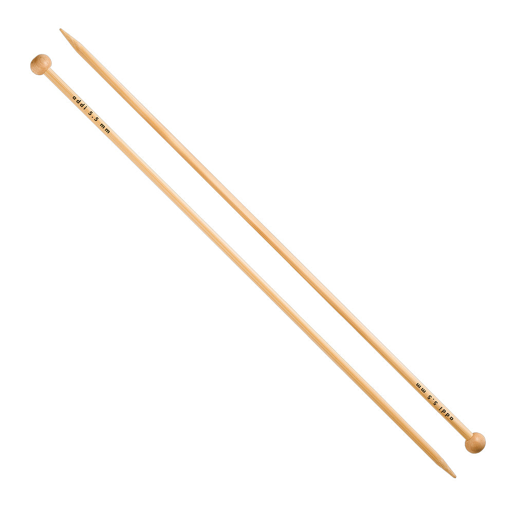 Aiguille droite addiNature Bamboo – unité (2–9 mm)