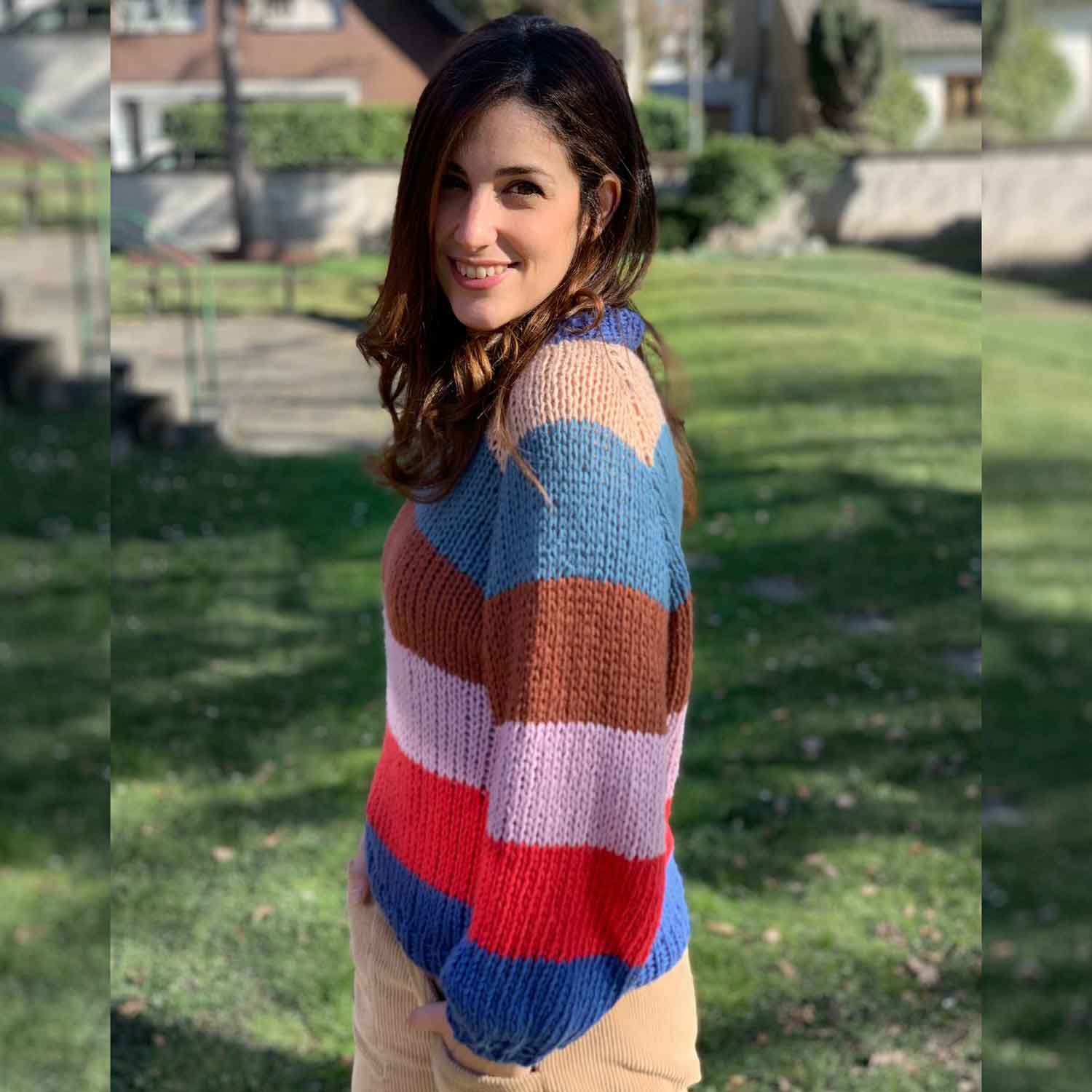 STRICKANLEITUNG | PULLOVER TOPSY TURVY RAINBOW