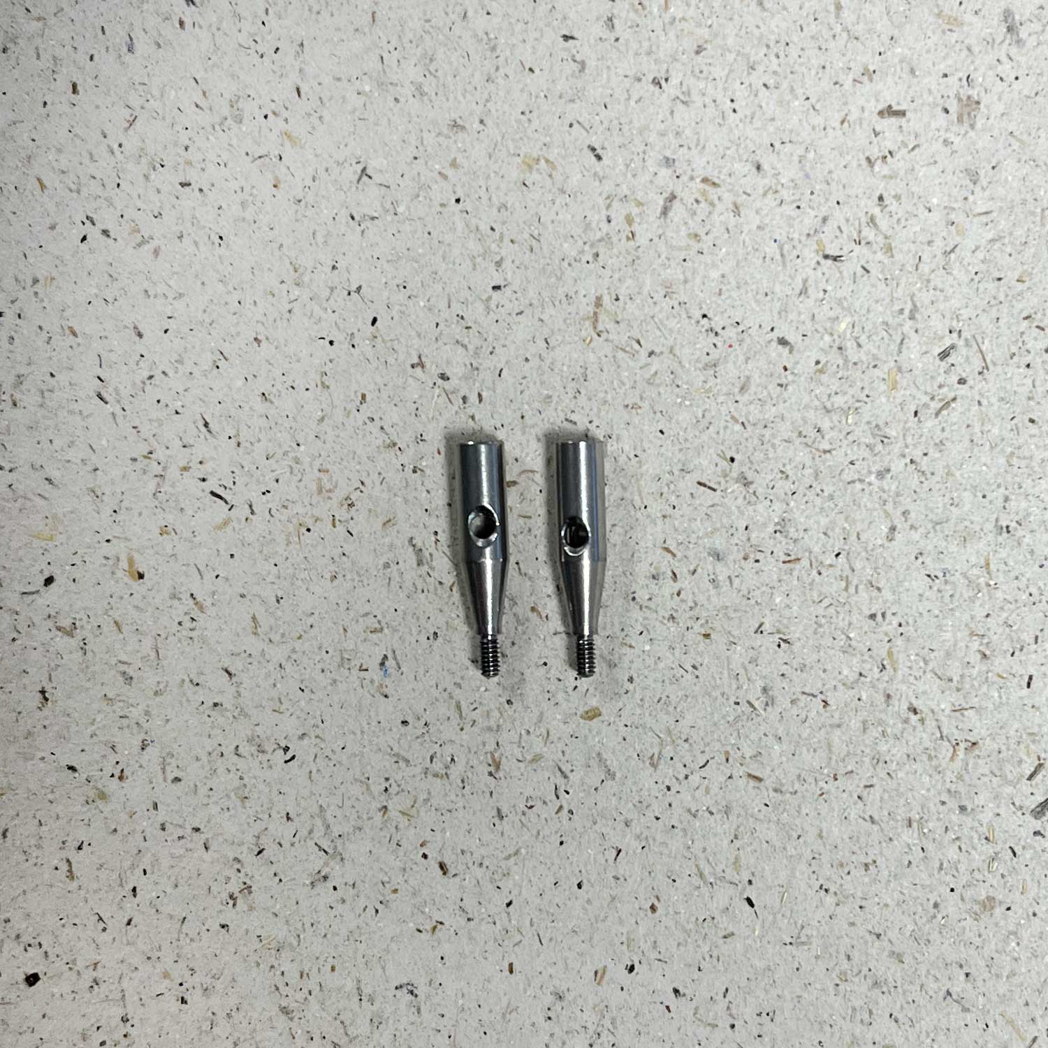 ChiaoGoo Adapter für auswechselbare Nadelspitzen - [S] Spitze zu Mini Seil (2 Stück)
