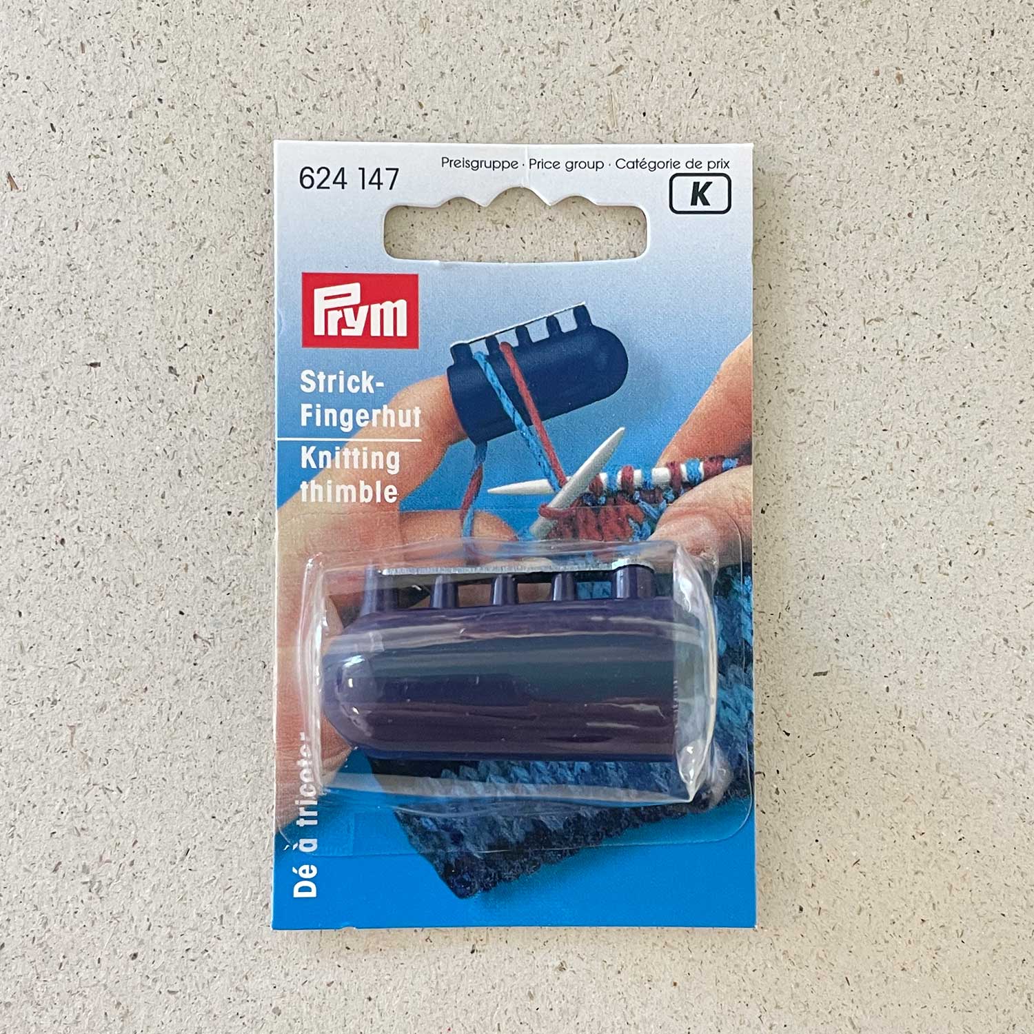 STRICKFINGERHUT MIT 4 -FADENFÜHRUNGEN