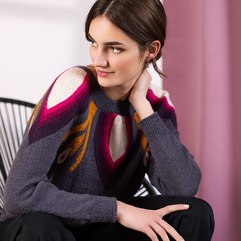 STRICKANLEITUNG | PULLOVER ORCHIDEJA