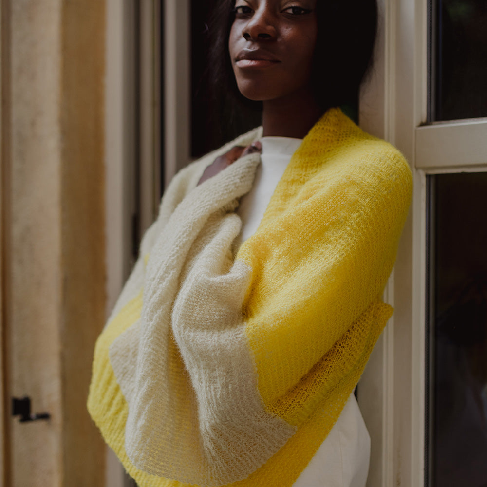 STRICKANLEITUNG | STOLA MANDISA