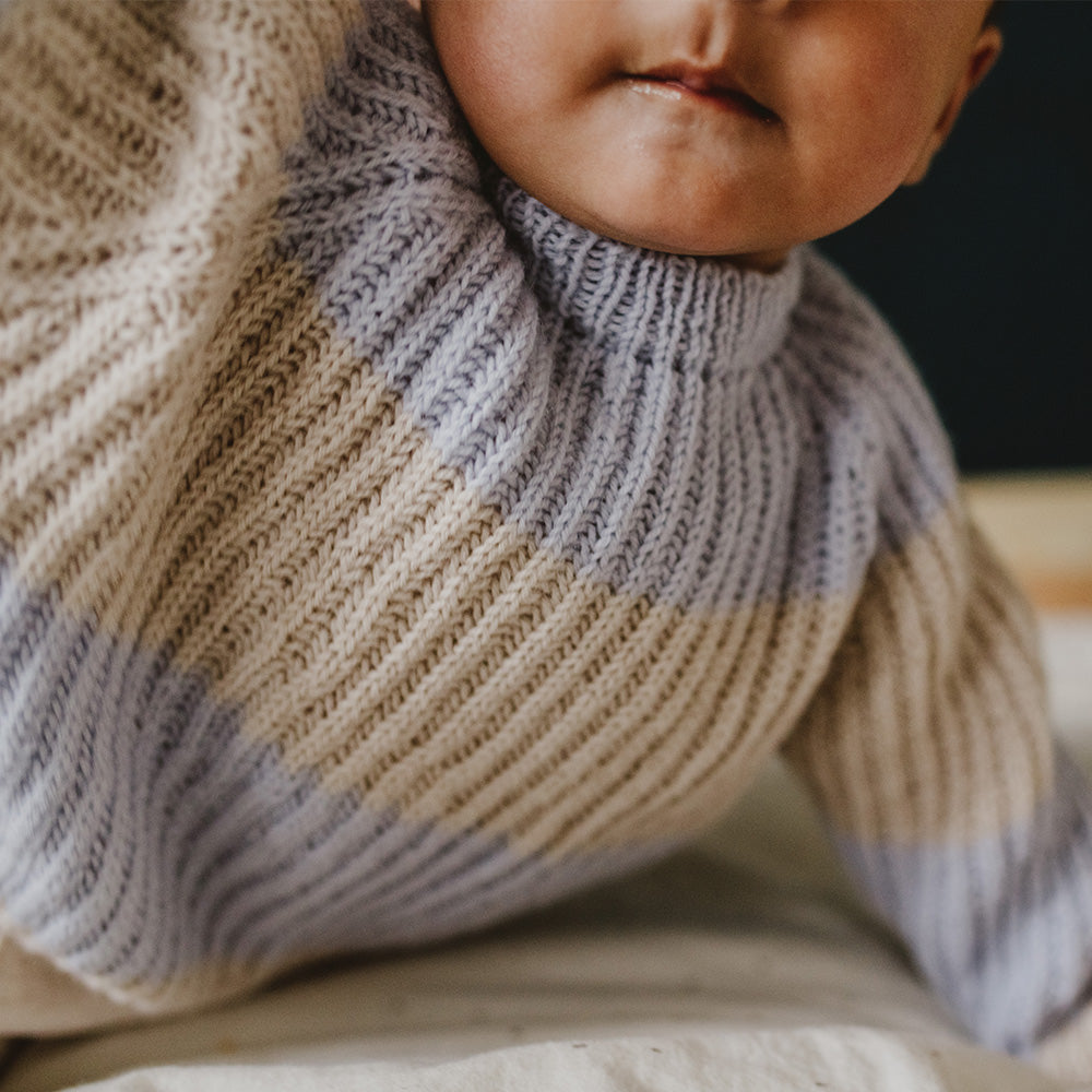STRICKANLEITUNG | BABY PULLOVER PEPITO