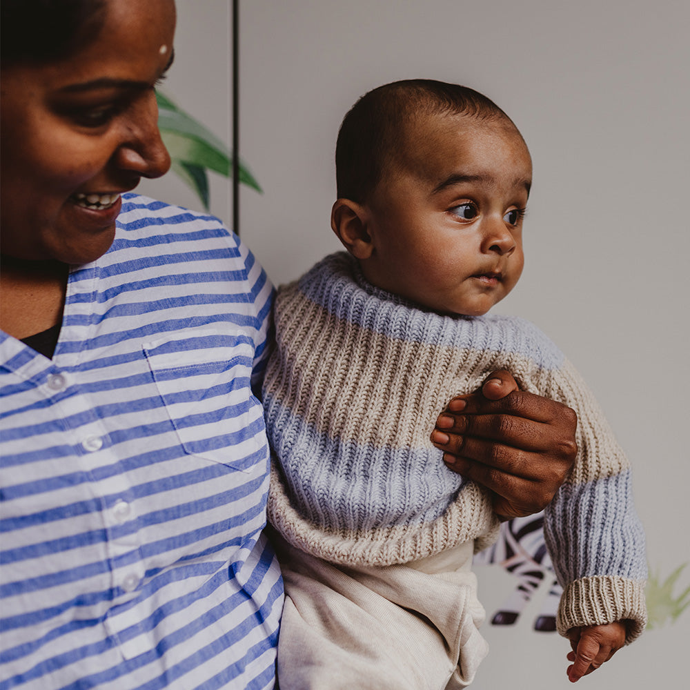 STRICKANLEITUNG | BABY PULLOVER PEPITO