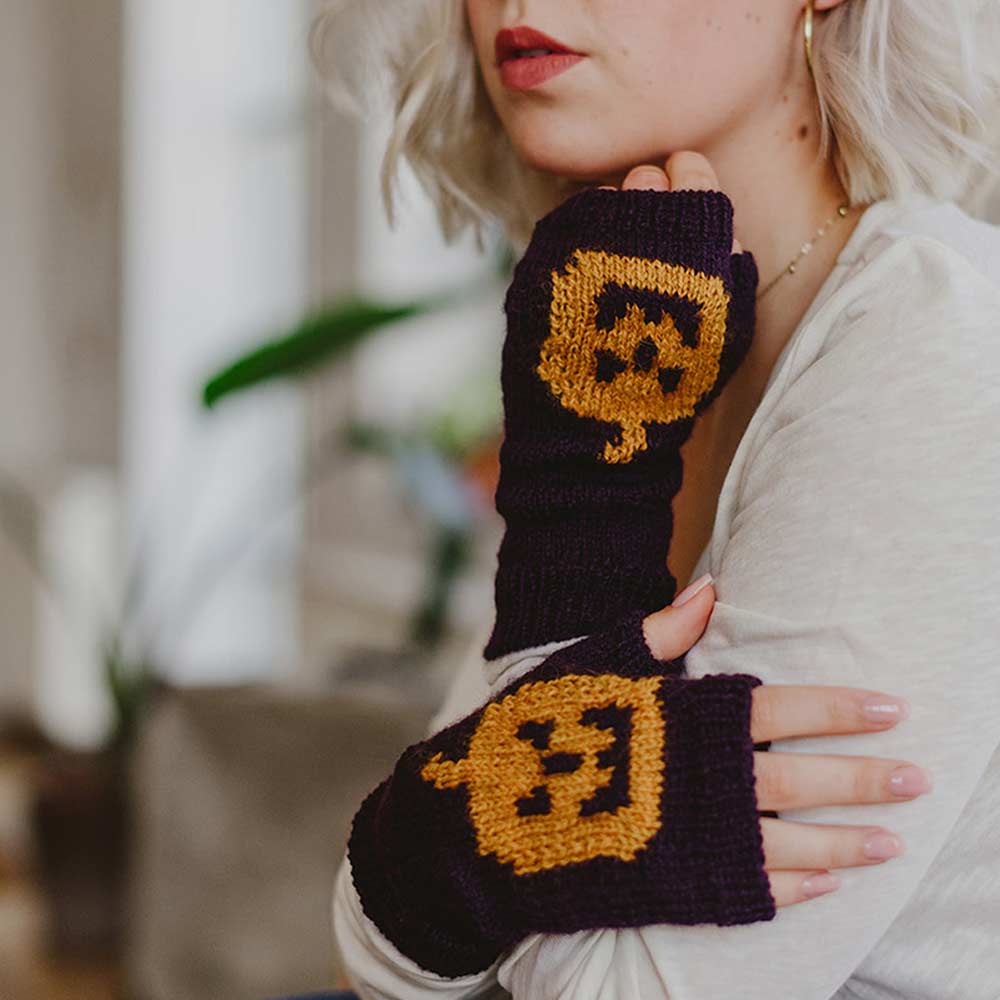 MODÈLE | GANTS D'HALLOWEEN PUMKY