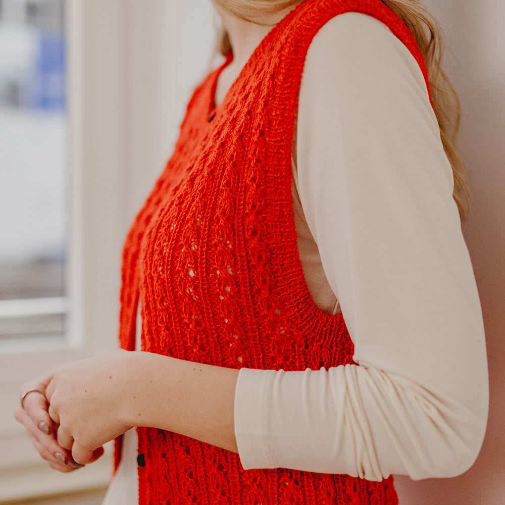 STRICKANLEITUNG | WESTE LAINA
