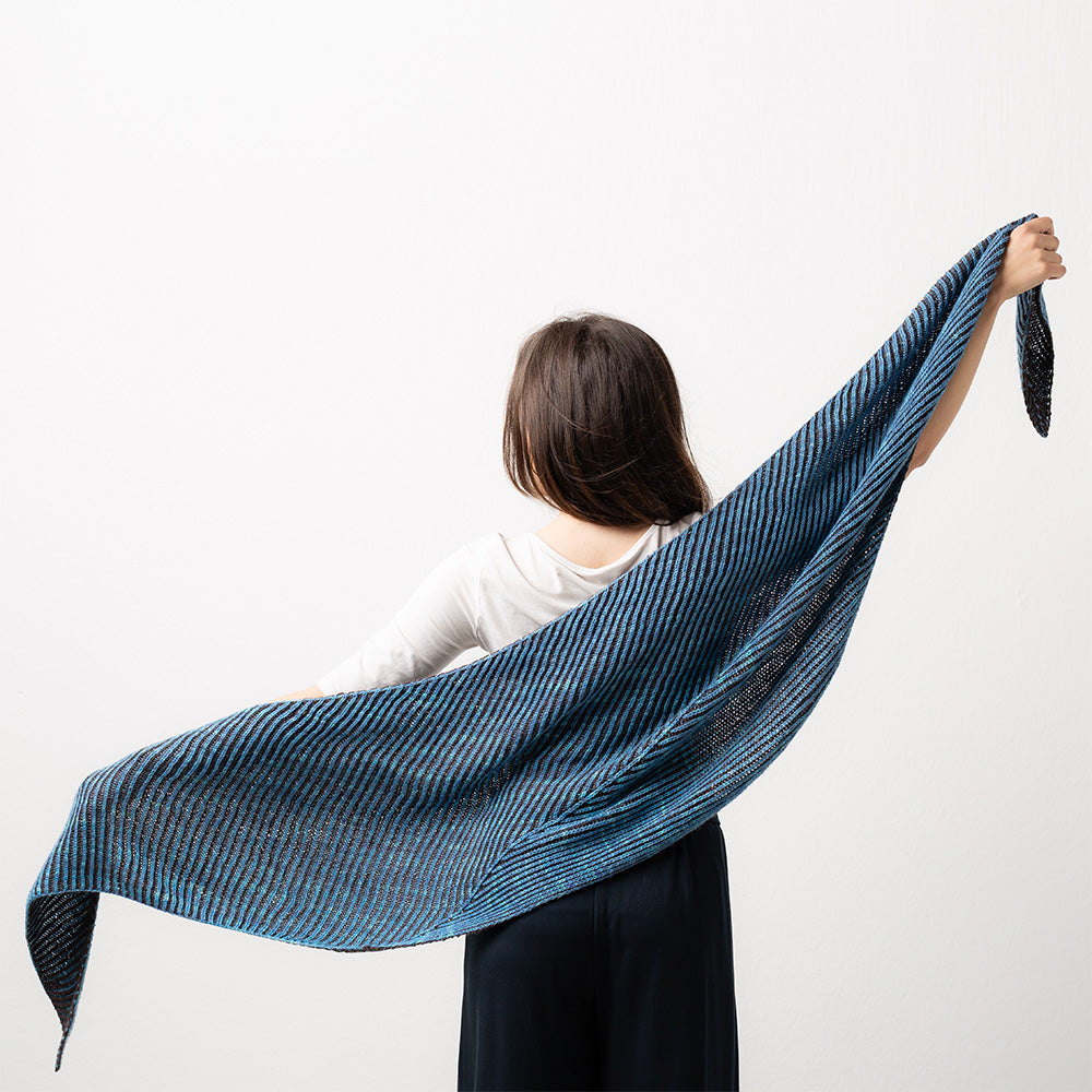 STRICKANLEITUNG | STOLA TWISTED TRAPEZE
