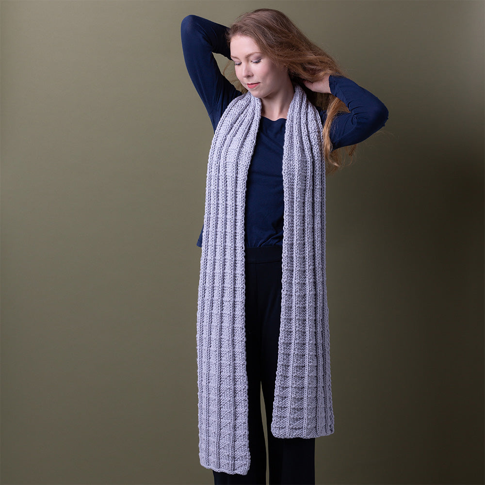 STRICKANLEITUNG | SCHAL GRAPHIC VOLUME