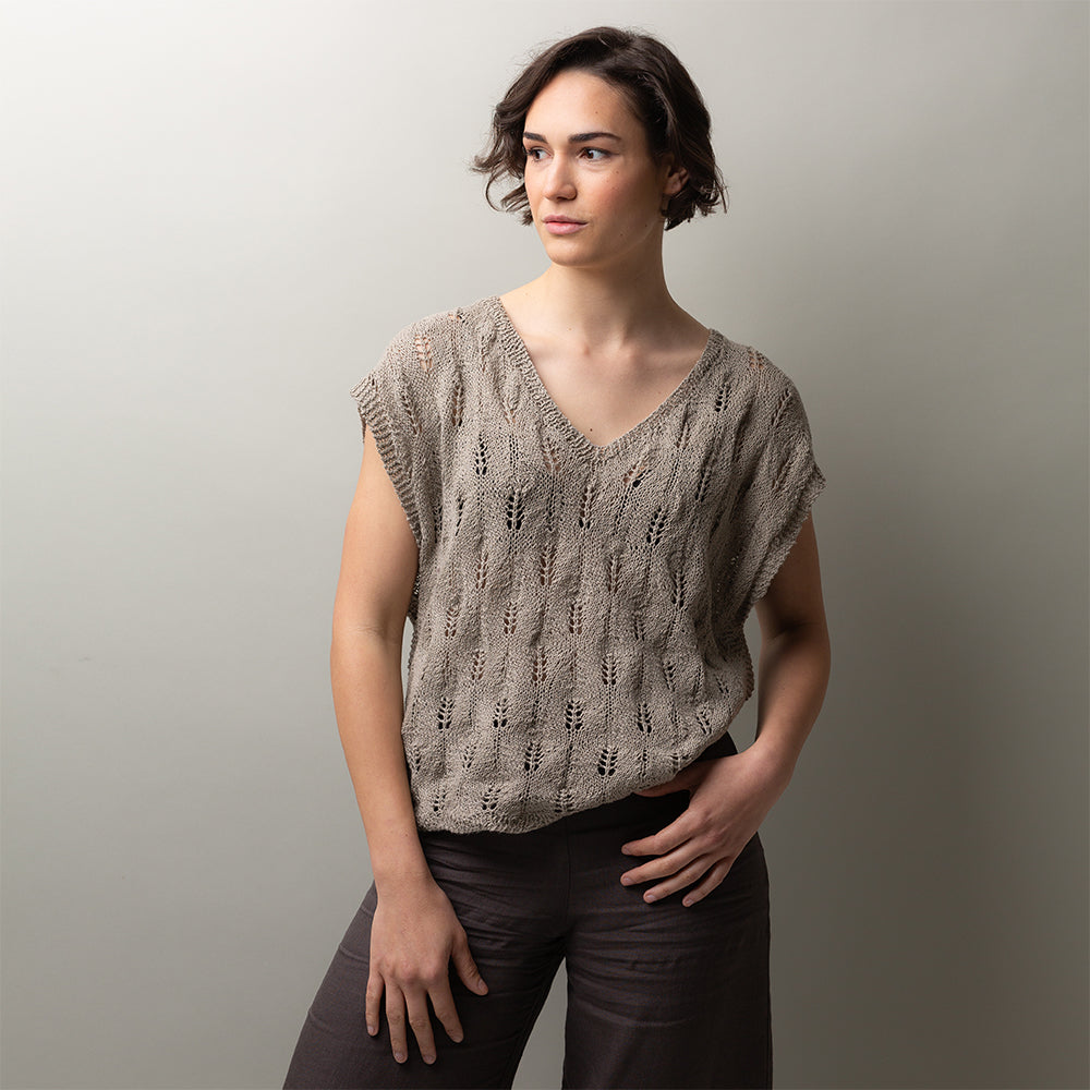 STRICKANLEITUNG | T-SHIRT ASPEN LEAF