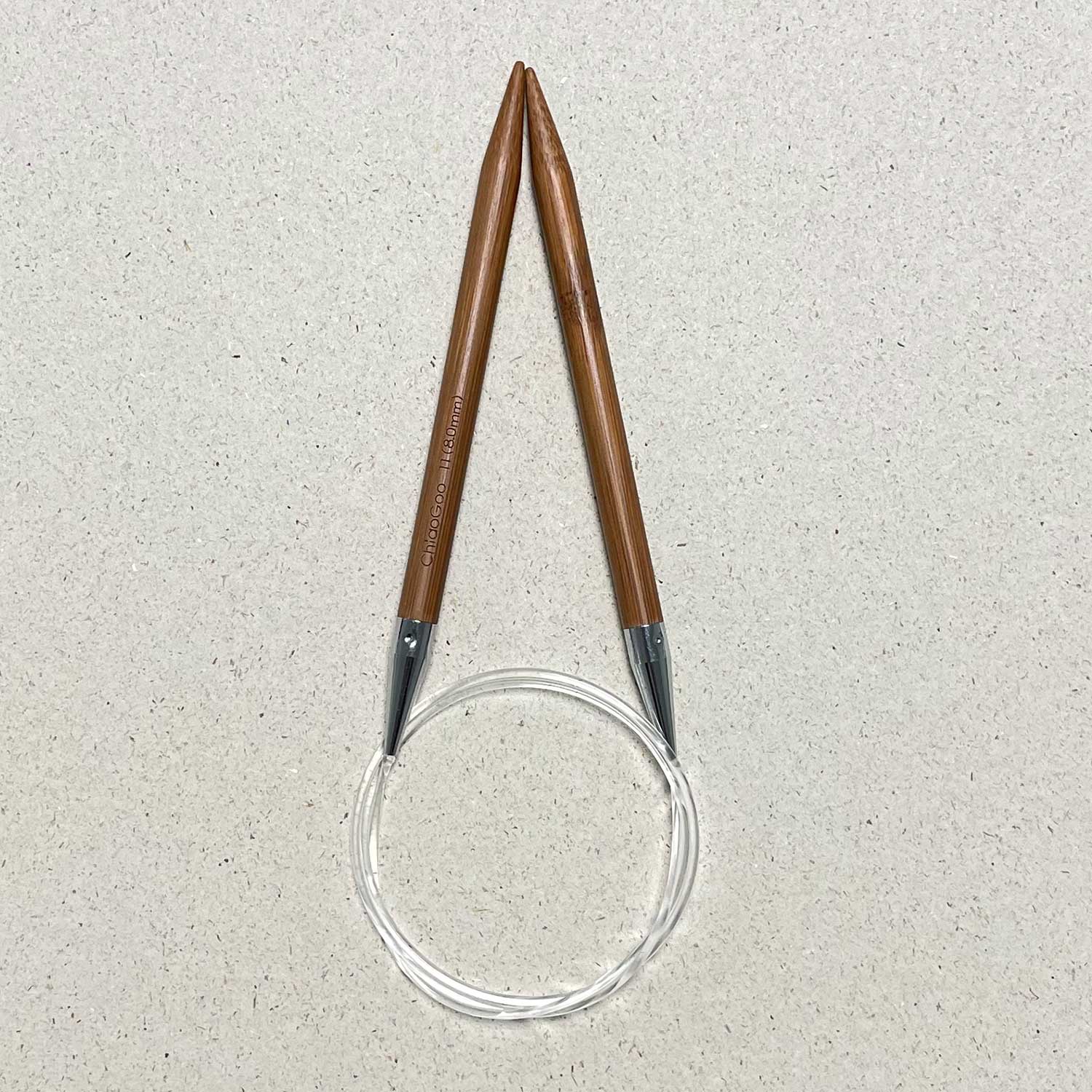 ChiaoGoo Rundstricknadeln Bamboo Patina (2–10 mm) - Längen: 23, 30, 40, 80 cm