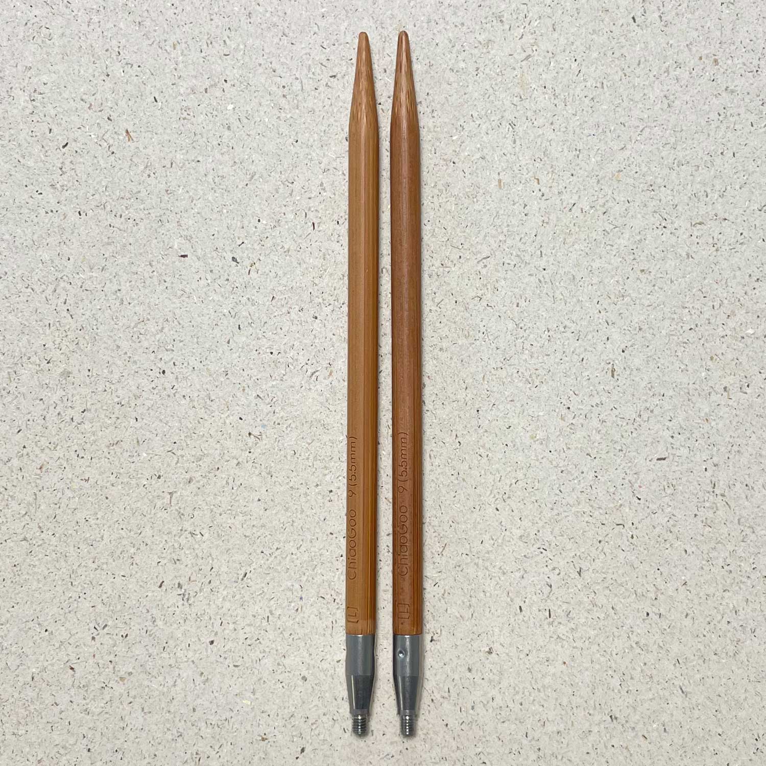 ChiaoGoo auswechselbare Nadelspitzen SPIN BAMBOO (13 cm) – 2,75–10 mm