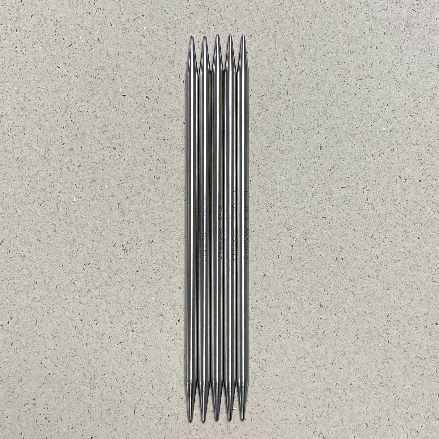ChiaoGoo Nadelspiel Edelstahl – 2–8 mm