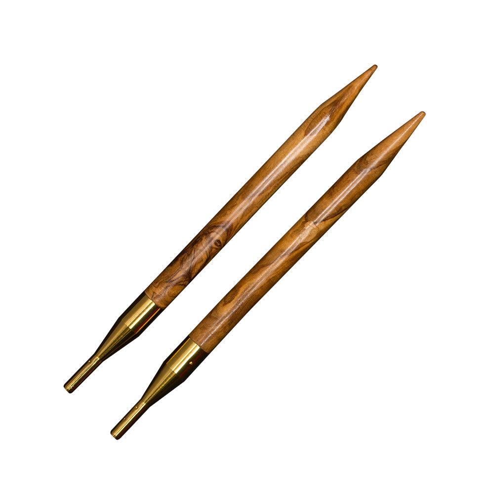 addiClick Nature Olive Wood Spitzen - einzeln (3,5 - 10 mm)