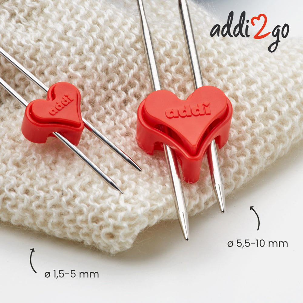 addiToGo Maschensicherung Herz-Set - 2 Stk